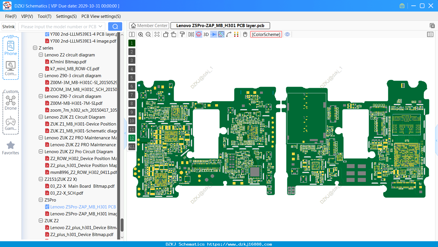 Lenovo Z5Pro-ZAP_MB_H301 PCB Layer